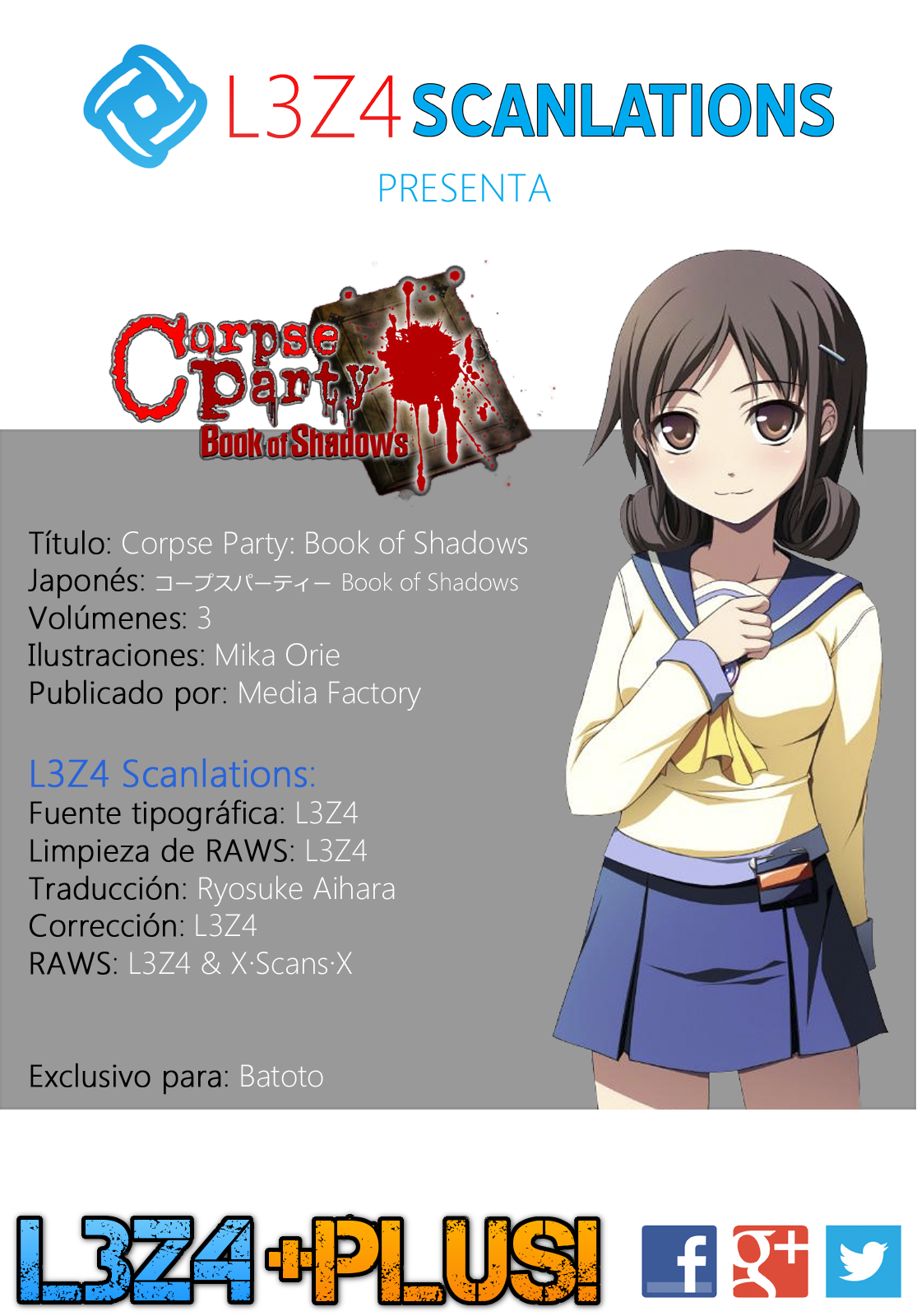 Corpse Party - Book of Shadows-Volume 1 Chapter 1